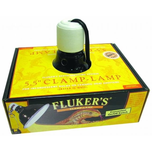 FLUKERS- Ceramic Clamp Lamp