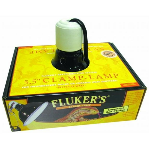 FLUKERS- Ceramic Clamp Lamp
