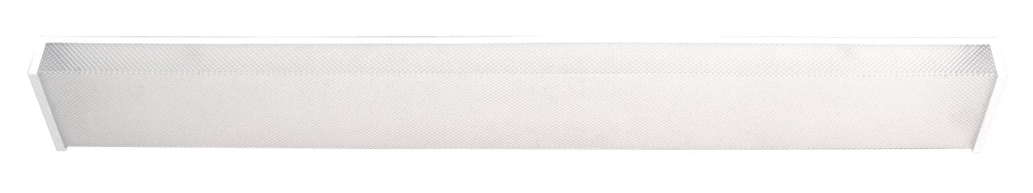 FLUORESCENT WRAP AROUND LIGHT FIXTURE, USES TWO 32 OR 40 WATT LAMPS, 49 X 6-7/8 X 2-1/2"
