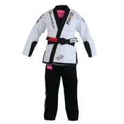 FLUORY Adult All Around Brazilian Jiu Jitsu BJJ Gi no Belt Beauty Fish Embroidery for Men