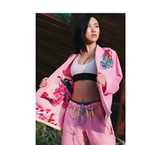 FLUORY Adult All Around Brazilian Jiu Jitsu BJJ Gi no Belt Koi Fish Embroidery