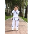 thumbnail image 1 of FLUORY Kids Youth Childrens All Around Brazilian Jiu Jitsu BJJ Gi Animal Monkey Embroidery no Belt, 1 of 9