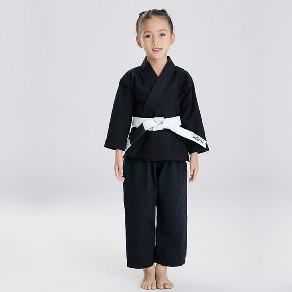 FLUORY Kids Youth Childrens All Around Brazilian Jiu Jitsu BJJ Gi no Belt