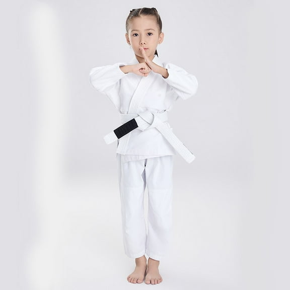 FLUORY Kids Youth Childrens All Around Brazilian Jiu Jitsu BJJ Gi no Belt
