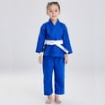thumbnail image 1 of FLUORY Kids Youth Childrens All Around Brazilian Jiu Jitsu BJJ Gi no Belt, 1 of 5