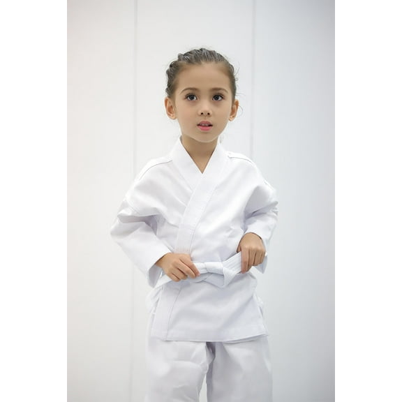 FLUORY Kids Youth Childrens All Around Karate Uniforms