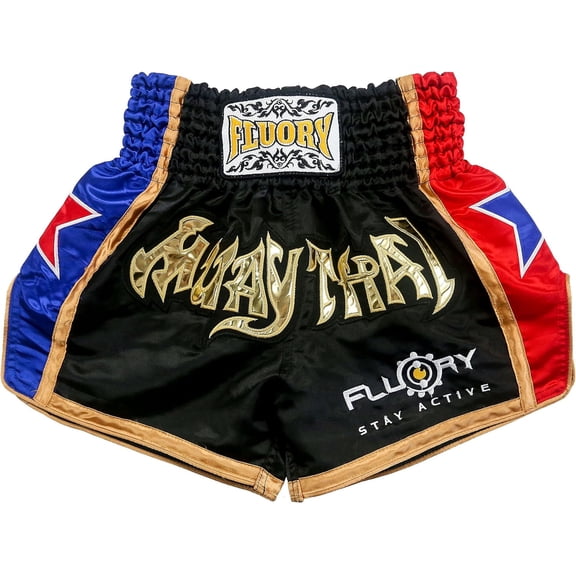 FLUORY Muay Thai Fight Shorts,MMA Shorts Clothing Training Cage Fighting Grappling Martial Arts Kickboxing Shorts Clothing