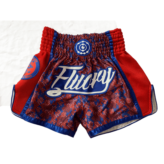 FLUORY Muay Thai Shorts Boxing Shorts Free Combat Mixed Martial Arts Boxing Training Match Pants Snakeskin Grain