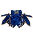 thumbnail image 1 of FLUORY Muay Thai Shorts Free Combat Mixed Martial Arts Boxing Training Match Pants Bow Solid Color Shorts, 1 of 3