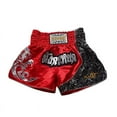 thumbnail image 1 of FLUORY Muay Thai Shorts Free Combat Mixed Martial Arts Boxing Training Match Pants Dragon Embroidery, 1 of 5