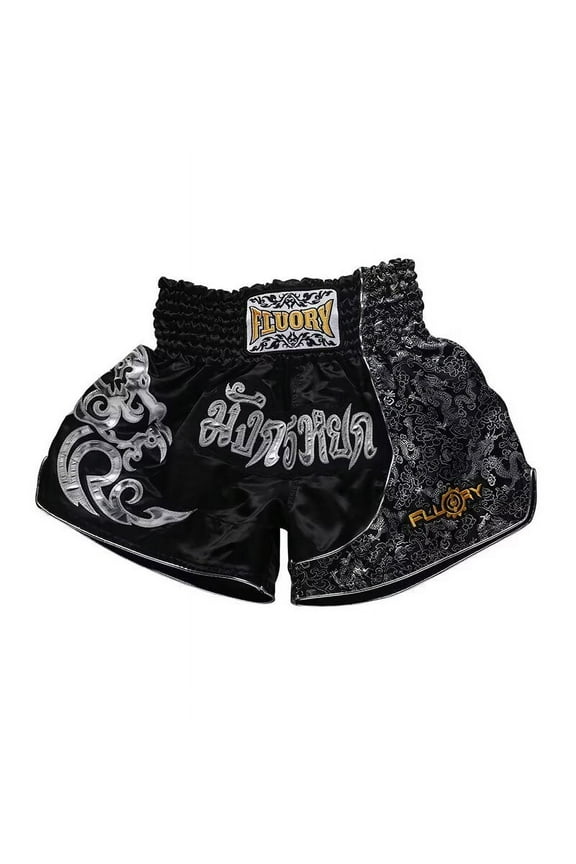 Muay Thai Shorts Free Combat Mixed Martial Arts Boxing Training Match Pants Dragon Embroidery
