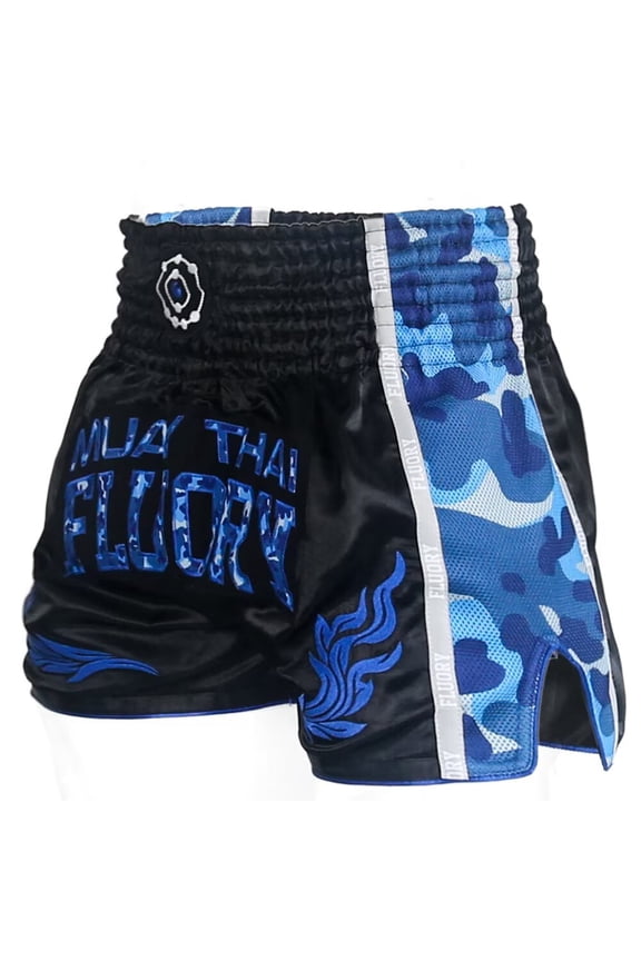 Muay Thai Shorts Free Combat Mixed Martial Arts Boxing Training Match Pants Side Hollow out Camouflage Shorts