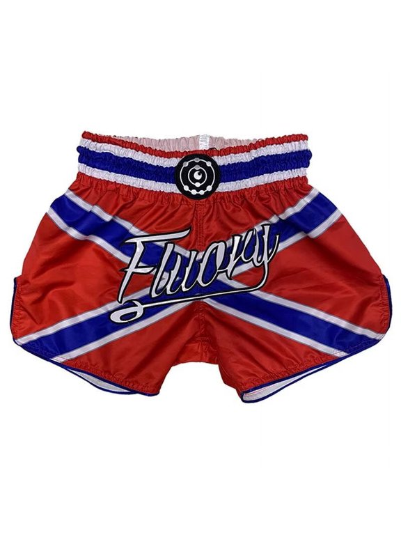Muay Thai Shorts MMA Fighting Boxeo Boxer Trunks Training Sports High Quality Kick Boxing Fitness Athletic Pants For Kids and Adult Norway Flag Printed