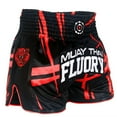 thumbnail image 1 of FLUORY Muay Thai Shorts Print Free Combat Mixed Martial Arts Boxing Training Match Pants Leisure Style, 1 of 6