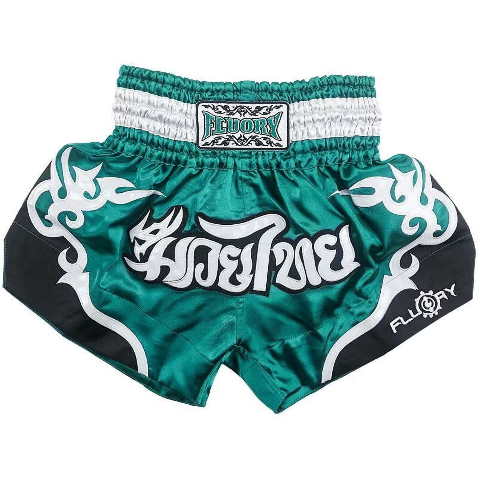 Lightning Teal And Purple Print Pattern Muay Thai Boxing Shorts