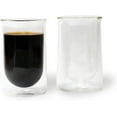 thumbnail image 1 of FLUR Tasting Glass (Set of 2): For Coffee, Matcha and Tea - Double-Walled Borosilicate Glass - Handmade - 11oz (Clear), 1 of 7