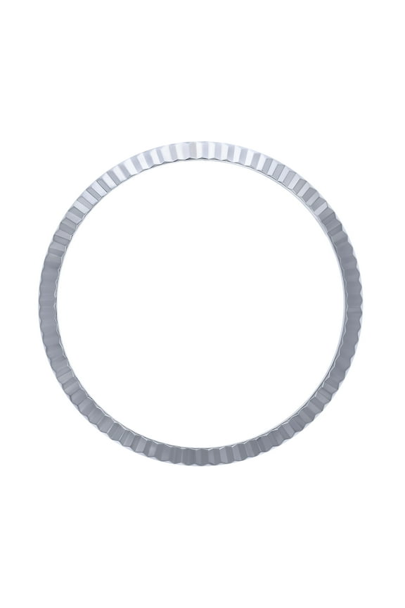 FLUTED BEZEL FOR 34MM ROLEX AIRKING 114200 114210 114270 STAINLESS STEEL