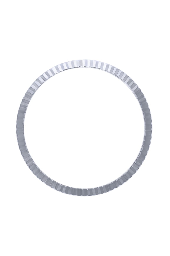 FLUTED BEZEL FOR 34MM ROLEX MEN DATE NQS 1505 1510 1400 S/STEEL