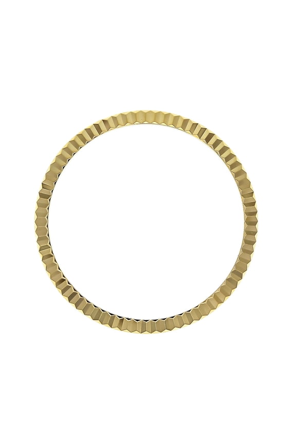 FLUTED BEZEL FOR 36MM TUDOR PRINCE OYSTERDATE DAYDATE DATEJUST WATCH GOLD