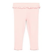 Garanimals Baby Girls Ruffle Trim Pointelle Leggings, Sizes 0M-24M