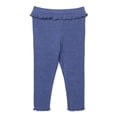 thumbnail image 1 of Garanimals Baby Girls Ruffle Trim Ribbed Leggings, Sizes 0M-24M, 1 of 3