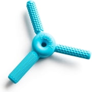 FLUXY Oral Sensory Toys for Kids, 3-Legged Textured Motor Therapy Aid, Helps Build Tongue Strength and Mobility, BPA-Free Silicone, Blue Medium