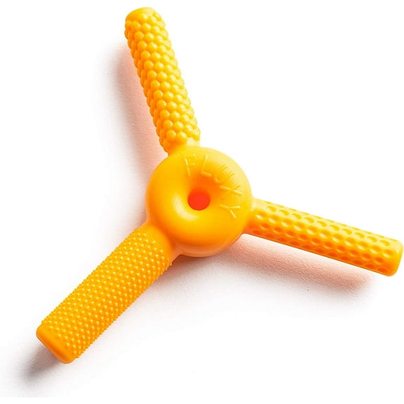 FLUXY Oral Motor Tool Therapy Sensory Motor Aid with 3 Unique Textures Orange