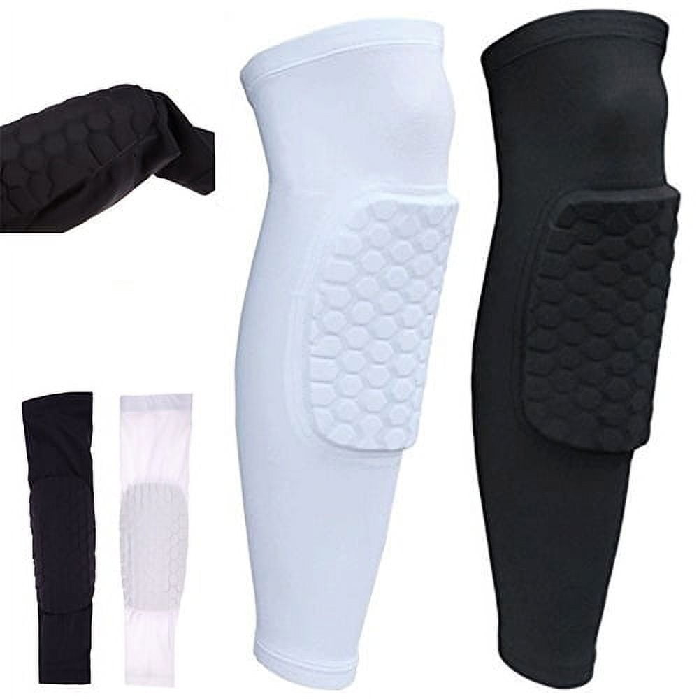 Youth Basketball Compression Pants with Knee Pads 3/4 Knee Padded Sport  Legging Tights