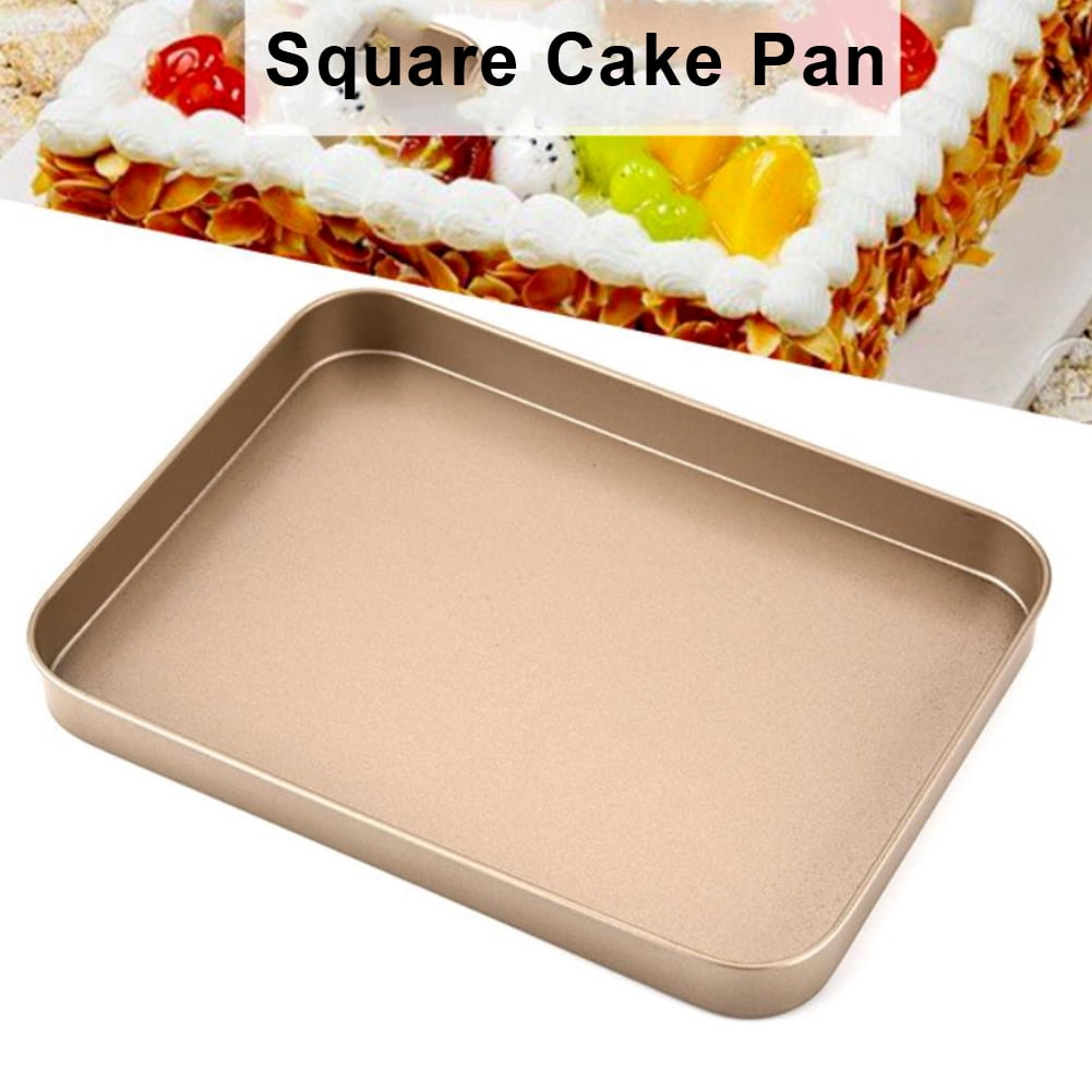 Thicken Carbon Steel Golden Baking Tray Nonstick Square Oven Cake Bread  Pastry Pans Biscuits Bakeware Mold Kitchen Cooking Tools - AliExpress