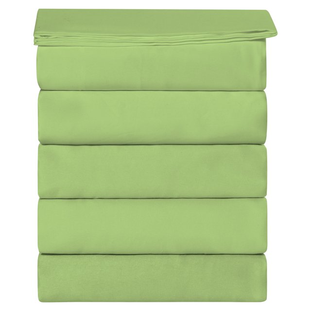 FLXXIE 1800 Count Soft Brushed Microfiber Flat Sheet, Shrinkage, Fade