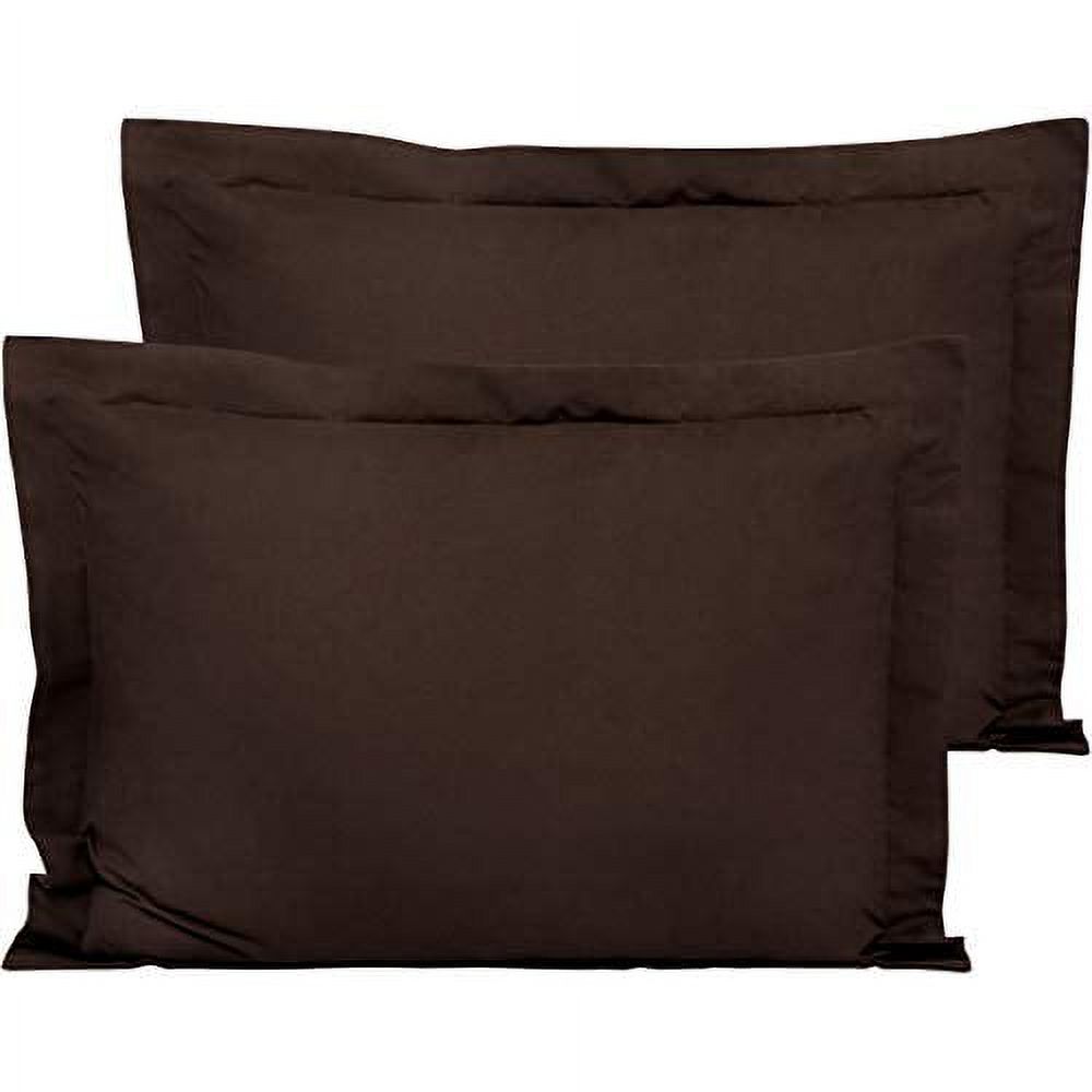 FLXXIE Microfiber Queen Pillow Shams Set of 2, Fade, Wrinkle and