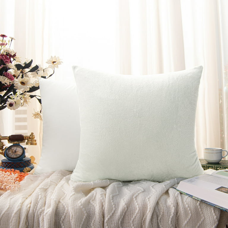 Luxury Velvet Pillow Covers Super Soft Decorative Square Throw