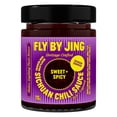 thumbnail image 1 of Fly By Jing Sweet + Spicy Sichuan Chili Sauce All Natural NonGMO Vegan Hot Sauce, 6 oz jar, 1 of 10
