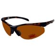 thumbnail image 1 of FLY-DEF High-Definition Polarized Fishing sunglasses Gold Lens Semi-Rimless Sports Wrap - Black, 1 of 3