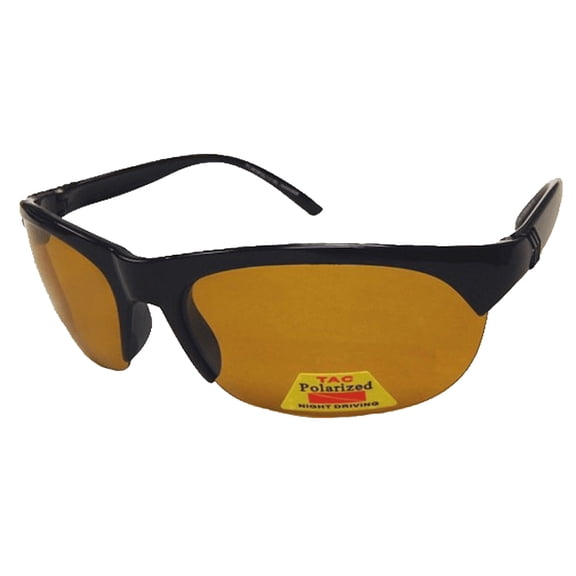 FLY-DEF High-Definition Polarized Fishing sunglasses Gold Lens Semi-Rimless Sports Wrap SM-MD