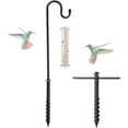 Fly Hawk, Adjustable Bird Feeder Pole, 46 inch, Heavy Duty Steel ...