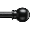 thumbnail image 1 of FLY HAWK Black Curtain Rods for Windows 30" to 152", 5/8 Inch Extra Long Curtain Rod with Brackets, 1 of 6