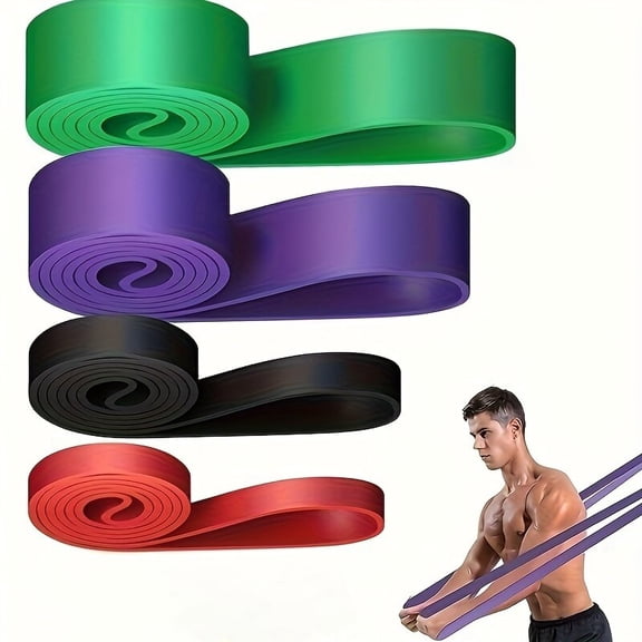 FLY HAWK Resistance Bands for Working Out, Exercise bands at Home Gym, Pull Up Assistance Bands Set with Storage Bag for Men Women Body Stretching, Multicolor