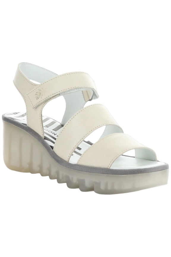 Bexy Leather Sandal, 37, White