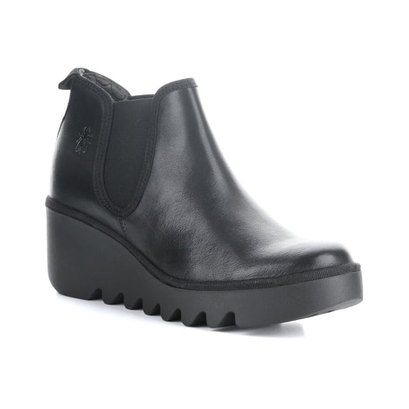 FLY London Byne Leather Boot, 36, Black