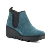FLY London Byne Suede Boot, 41, Blue