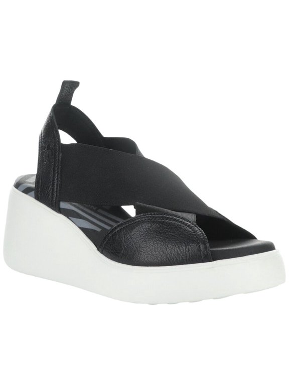 Daif Leather Sandal, 41, Black