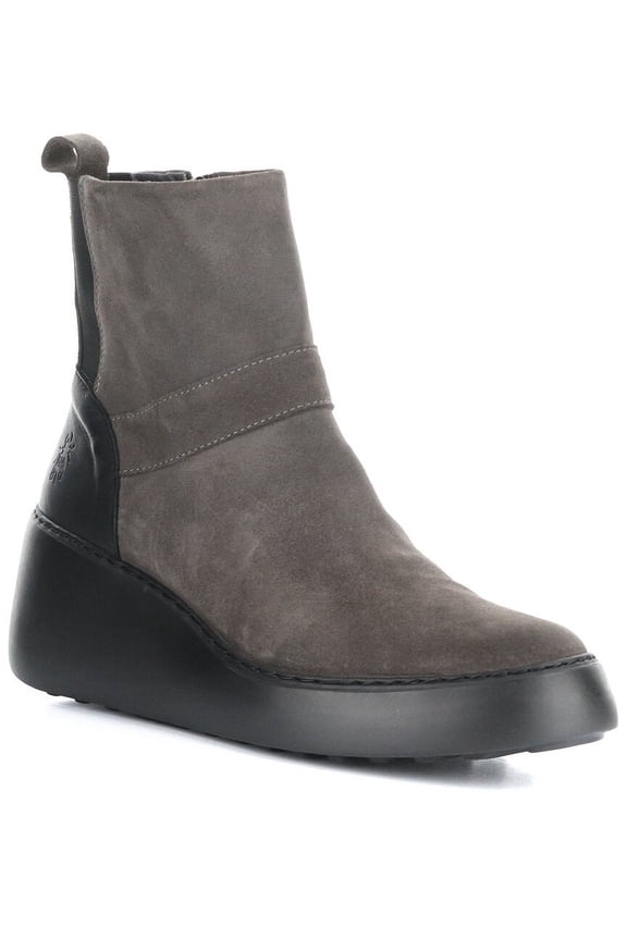 Doxe Suede & Leather Boot, 42, Grey