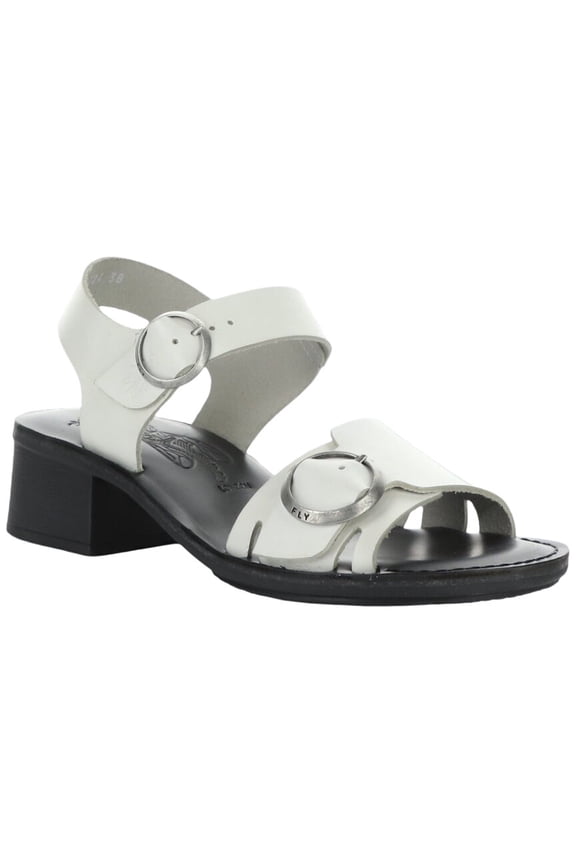 Ebli Leather Sandal, 41, White