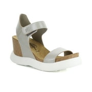 Fly London GoGo967Fly Silver Borgogna P144967001 Womens Size 10-10.5