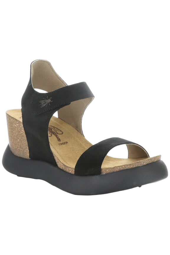 Gogo Suede Sandal, 39, Black