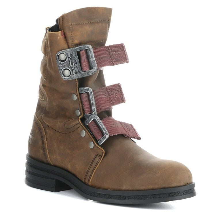 Fly London Kiff Leather Boot 36 Brown