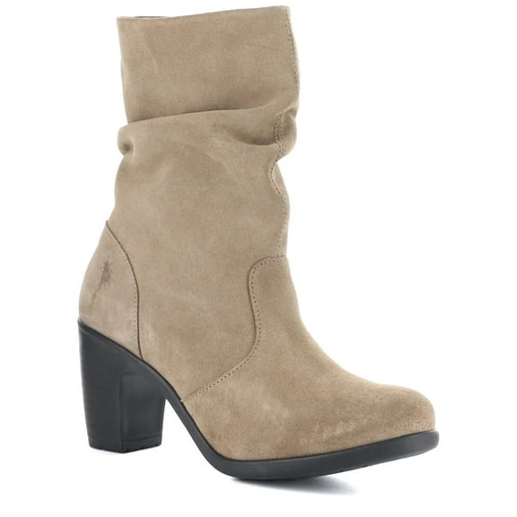 FLY London Klei Suede Boot, 36, Beige