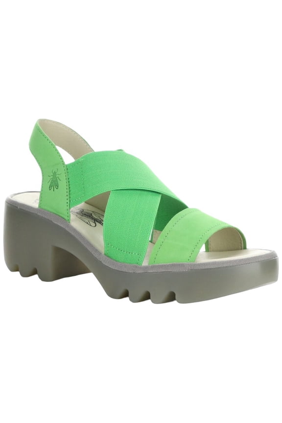 Taji Suede Sandal, 37, Green