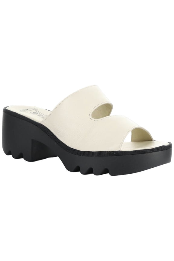Tech Leather Sandal, 40, White
